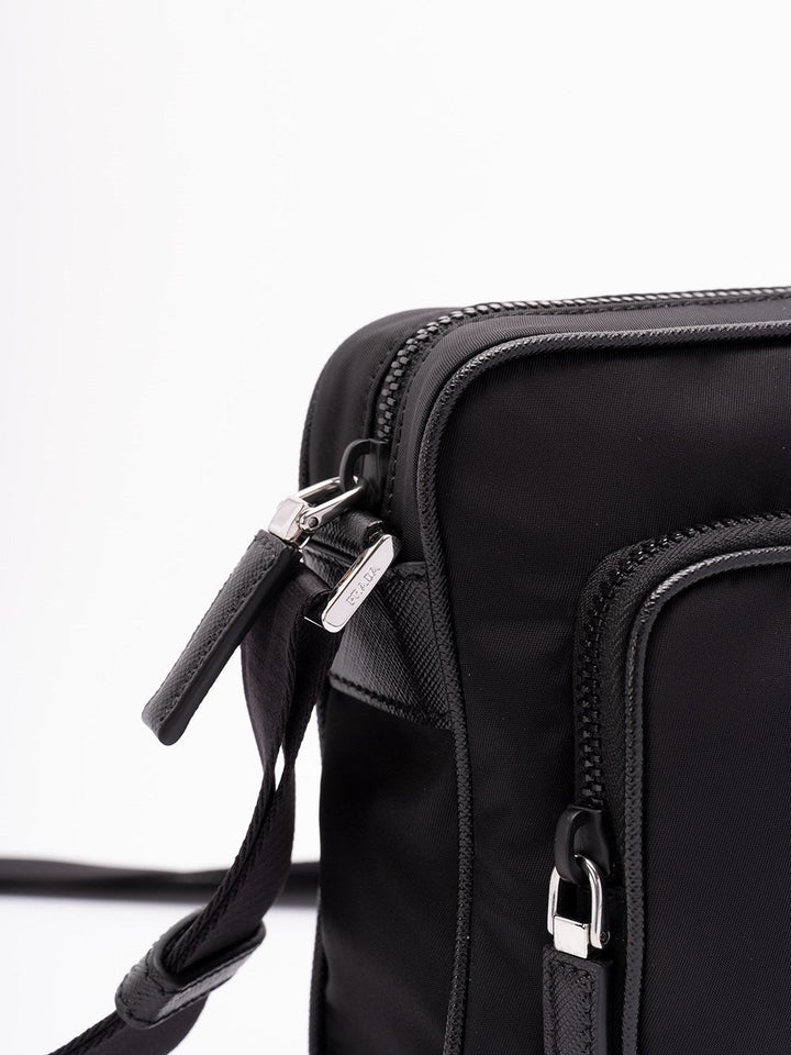 Prada Men Re-Nylon And Saffiano Leather Bag