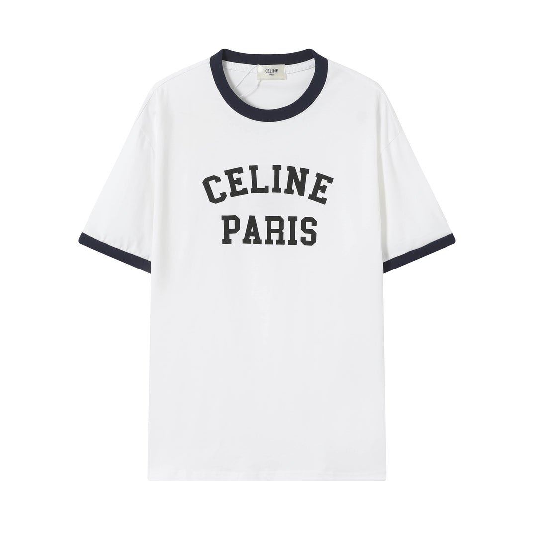 CELINE PARIS loose t-shirt in cotton jersey