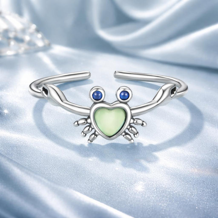 925 Sterling Silver Moonstone and Synthetic Spinel Ring for Women