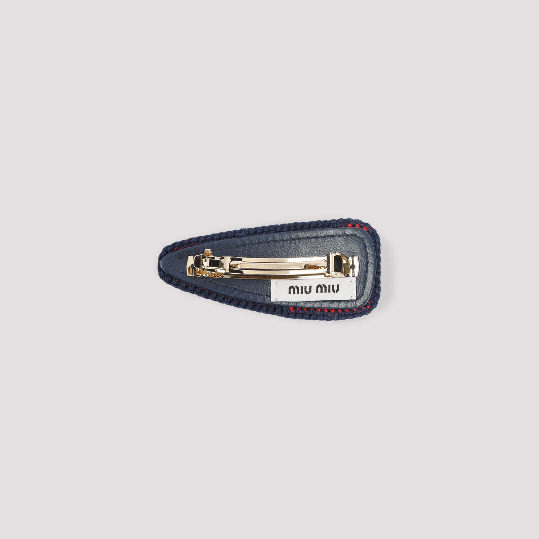 Miu Miu Crochet Hair Clip Women