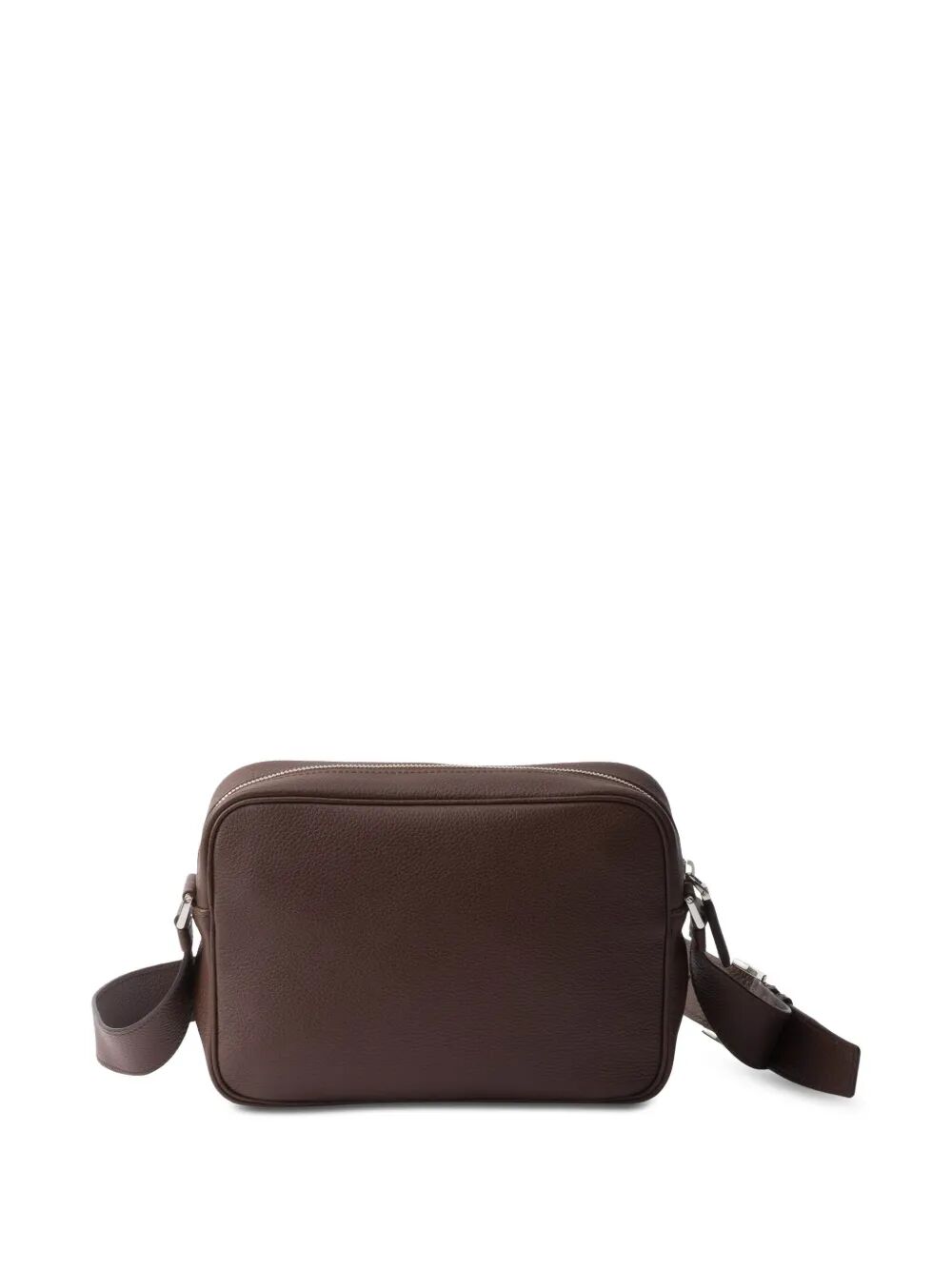 Prada Men Grained Leather Shoulder Bag