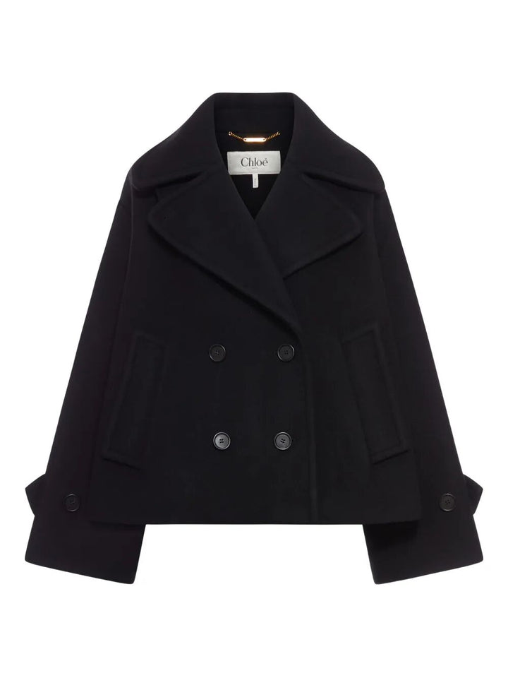 Chloe Women Oversized Wool Short Coat