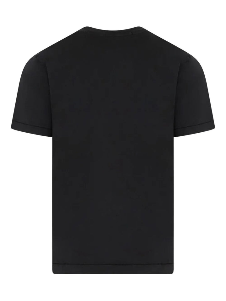 Stone Island Men Slim Fit Cotton Jersey T-Shirt With Compass Patch