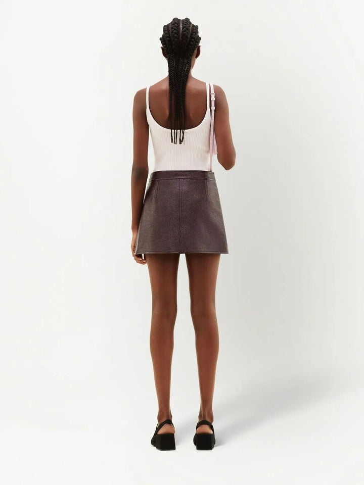 Courreges Women Minigonna Reedition Vinyl