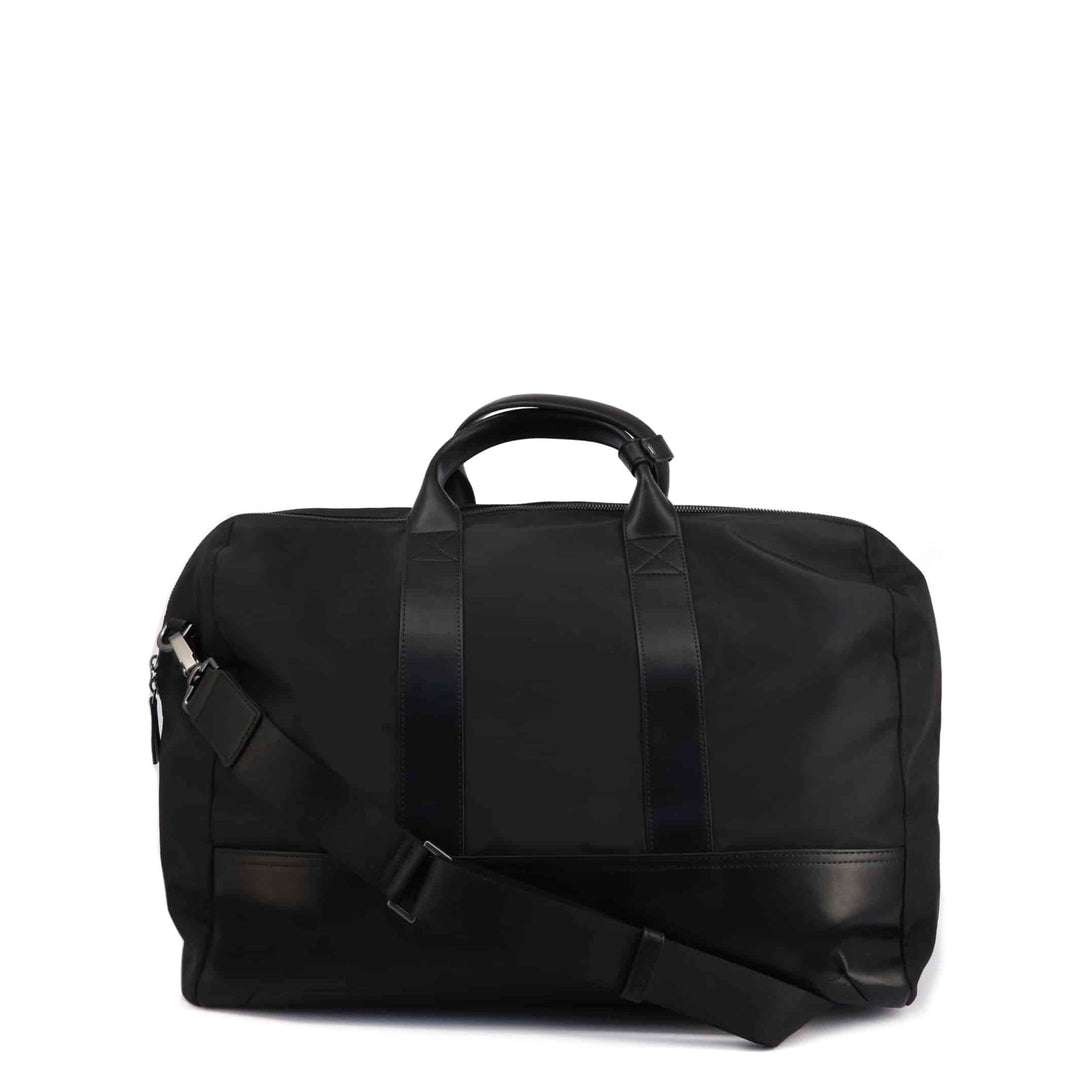 Emporio Armani men's black synthetic Travel bags