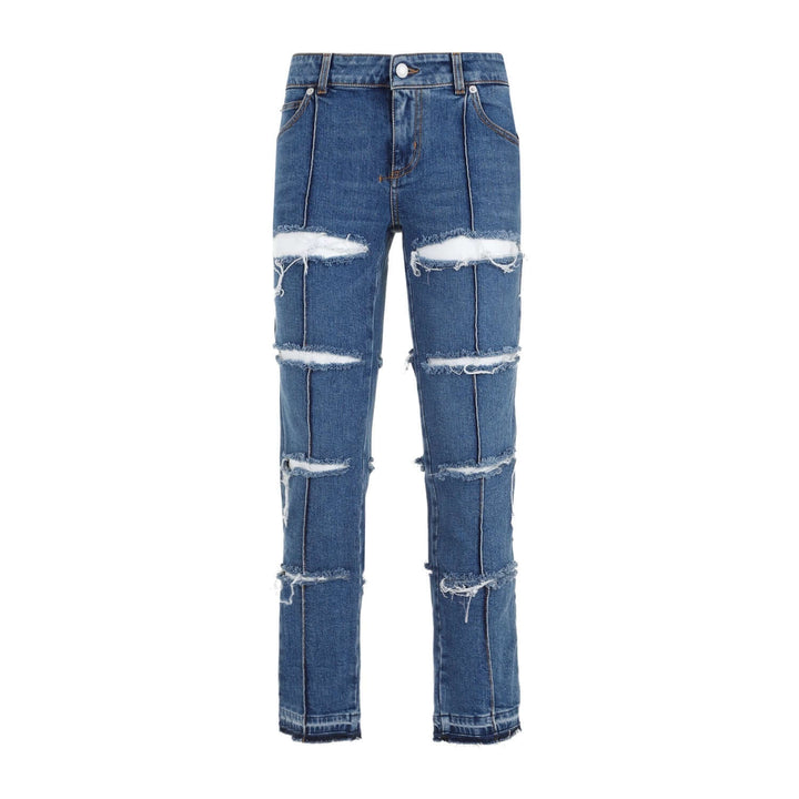Alexander Mcqueen Denim Pants Women