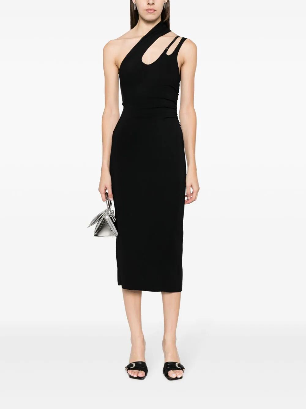 Mugler Women Ro1308 Midi Dress