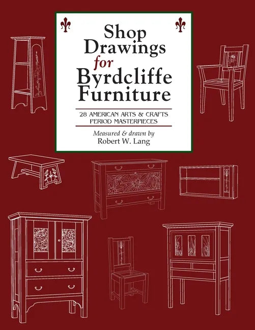 Shop Drawings for Byrdcliffe Furniture: 28 Masterpieces American Arts & Crafts Furniture - Paperback