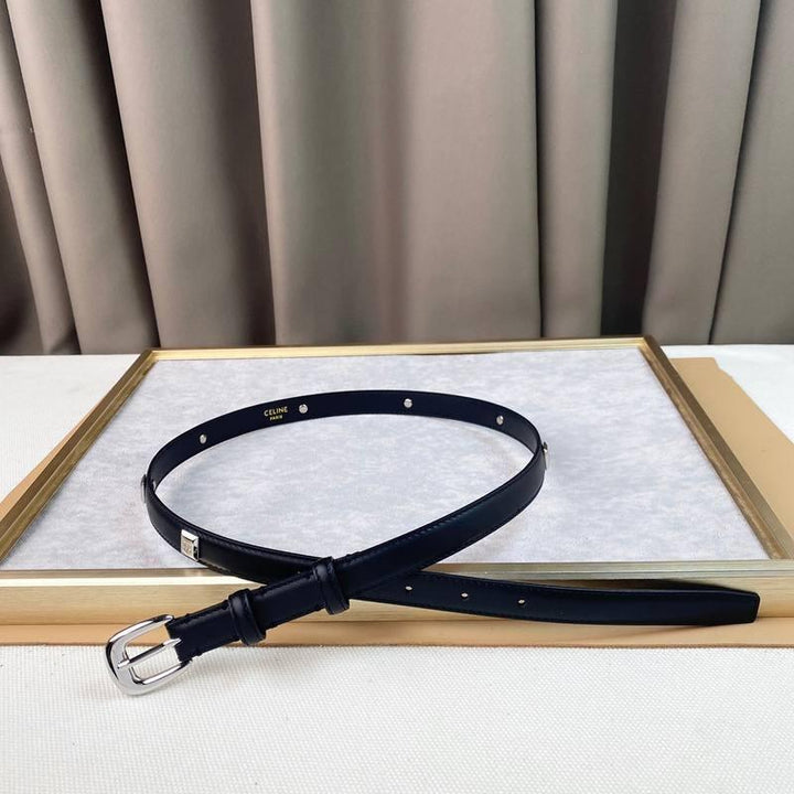 Celine Women Silver Buckle Belt &