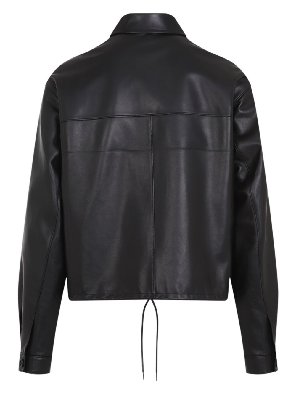 Prada Men Leather Zipper Jacket