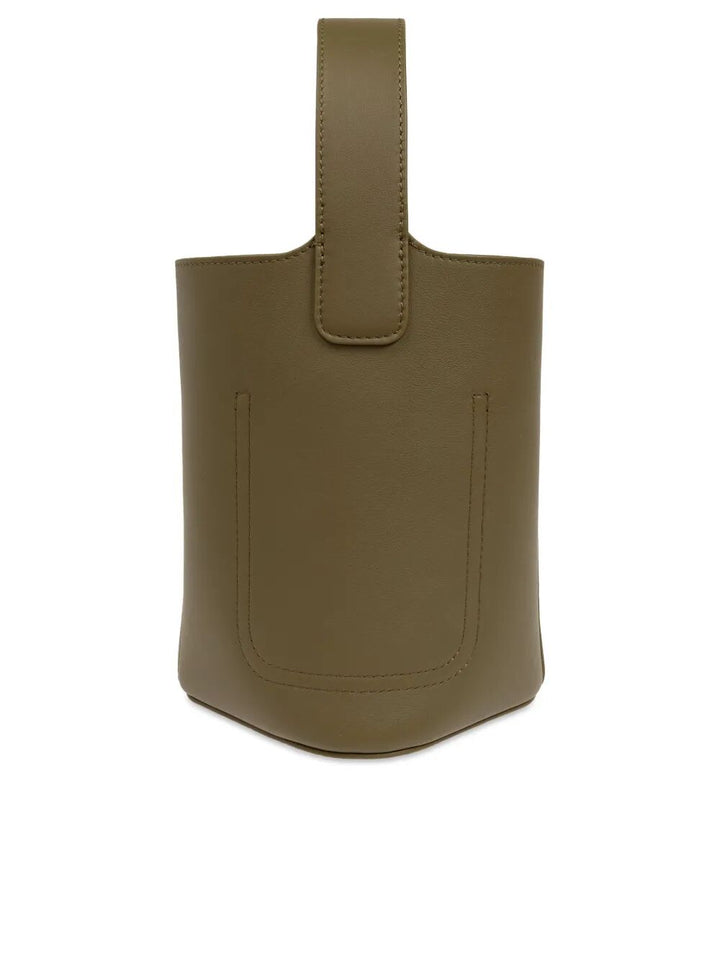 Loewe Women Smooth Leather Mini Pebble Bucket Bag