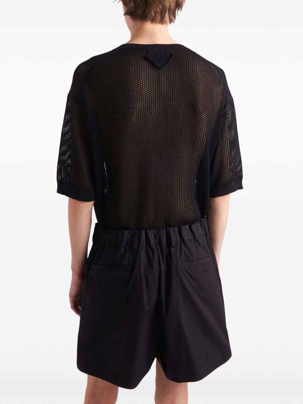 Prada Men Maglia Rete