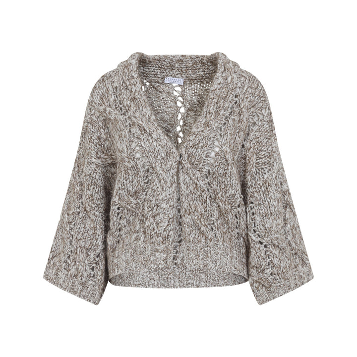 Brunello Cucinelli Braid Cardigan Women