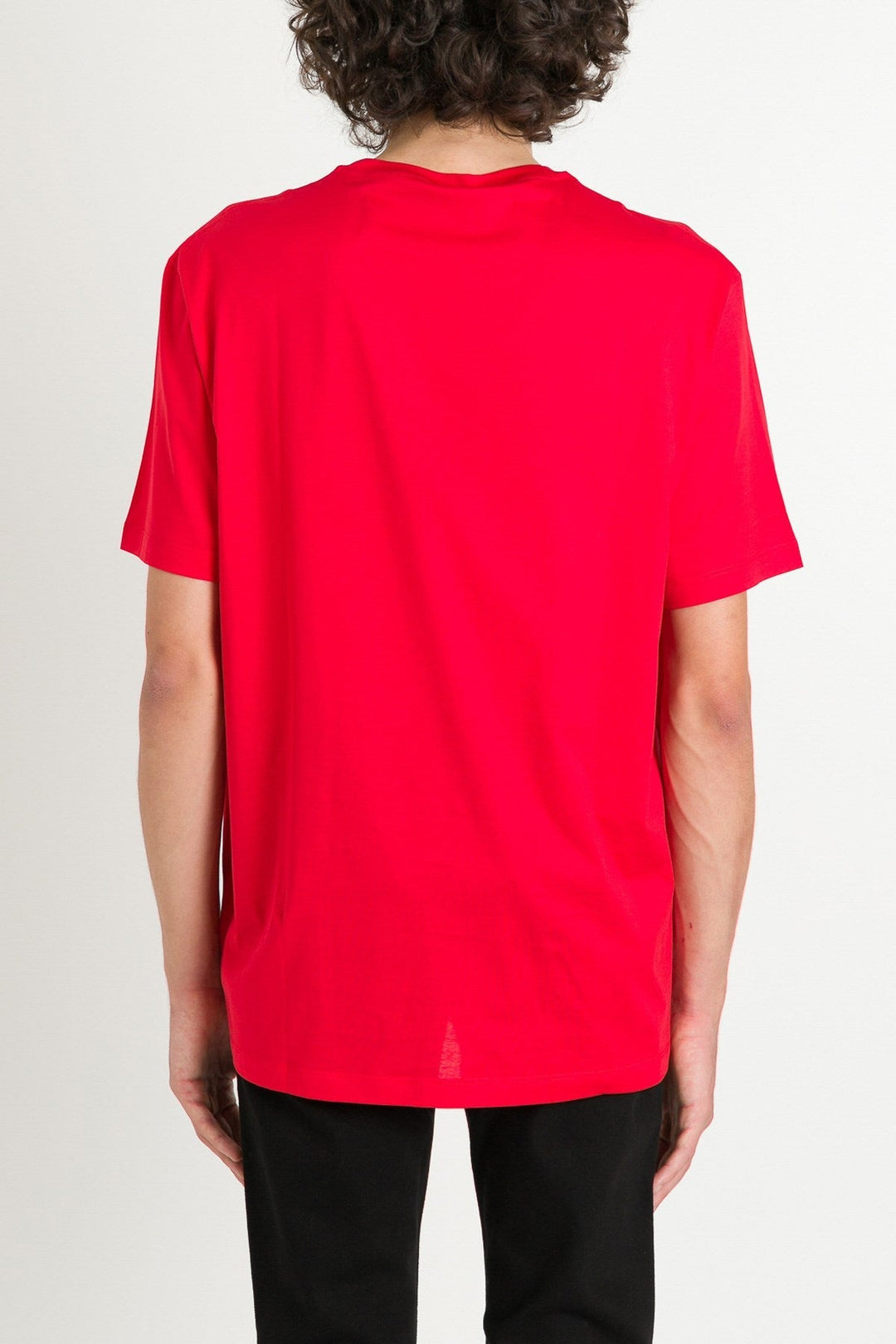 Versace Men Embroidered Logo Tee