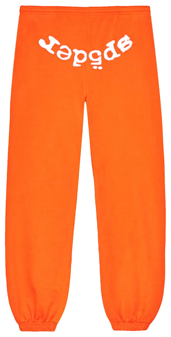 Sp5der Legacy Web Sweatpants Orange