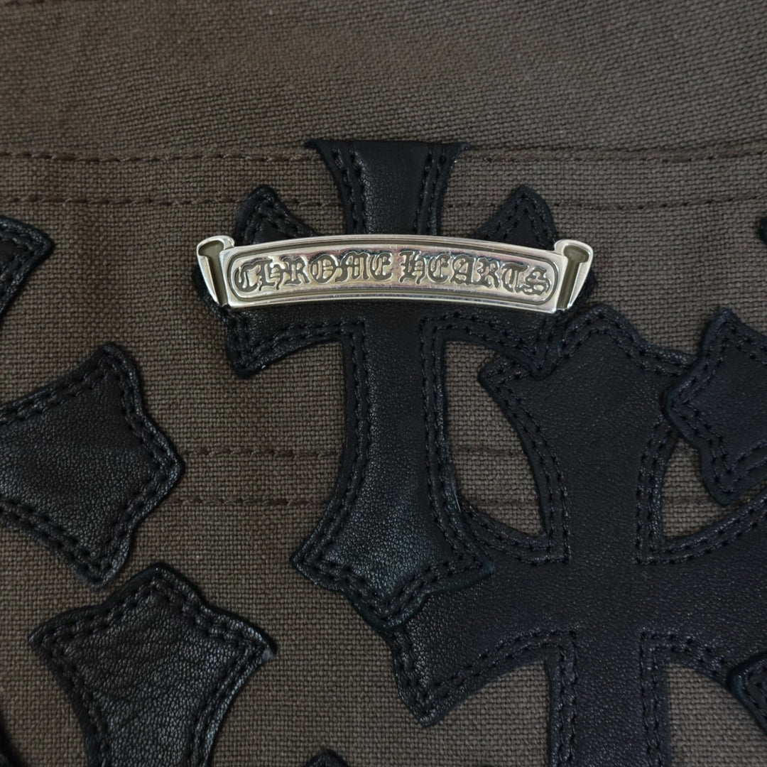 Chrome Hearts Double Knee Carpenter Pants in Brown