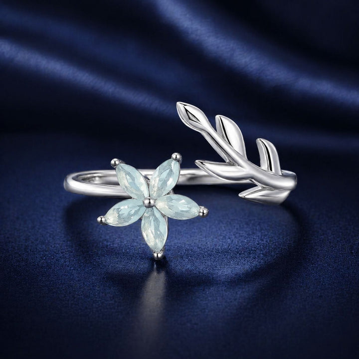 925 Sterling Silver &amp; Opal Ring for Women