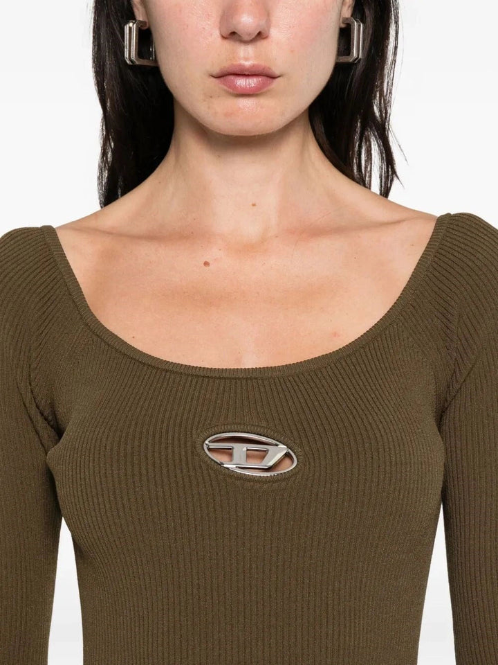 Diesel Women `M-Vera` Off-The-Shoulder Dress In Ribbed Knit