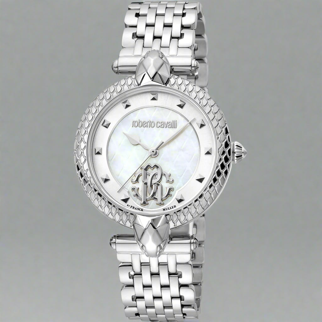 Roberto Cavalli By Franck Muller women's silver tone serpent Watches
