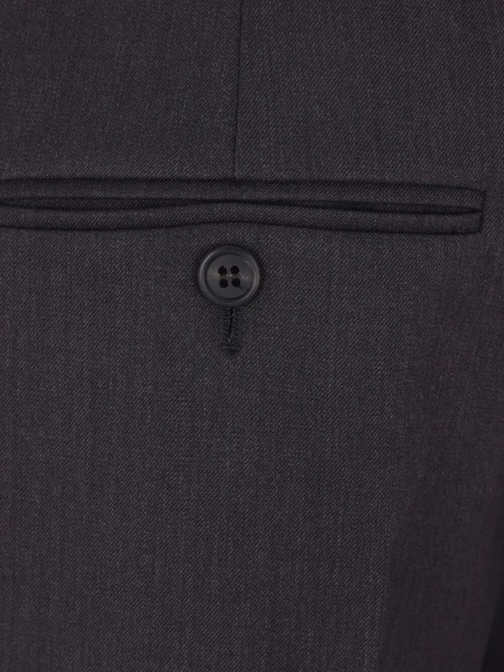 Prada Women Safety-Pin Detail Wool Trousers