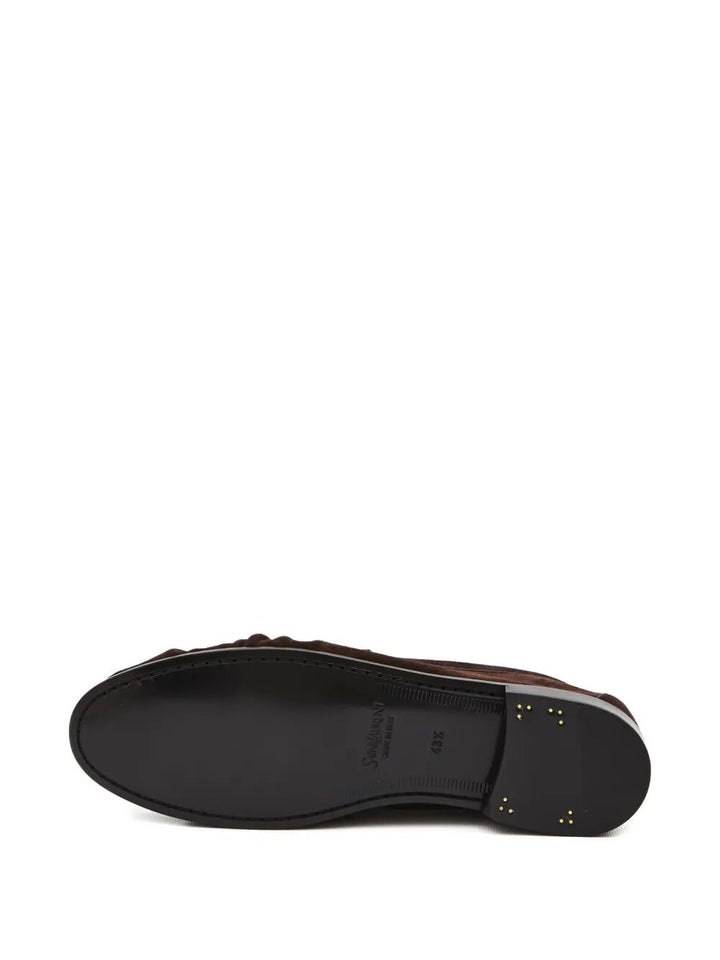 Saint Laurent Men Le Loafer In Suede