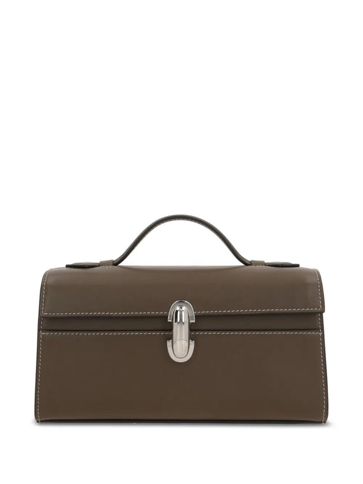 Savette Women "Symmetry Pochette" In Smooth Calf Leather
