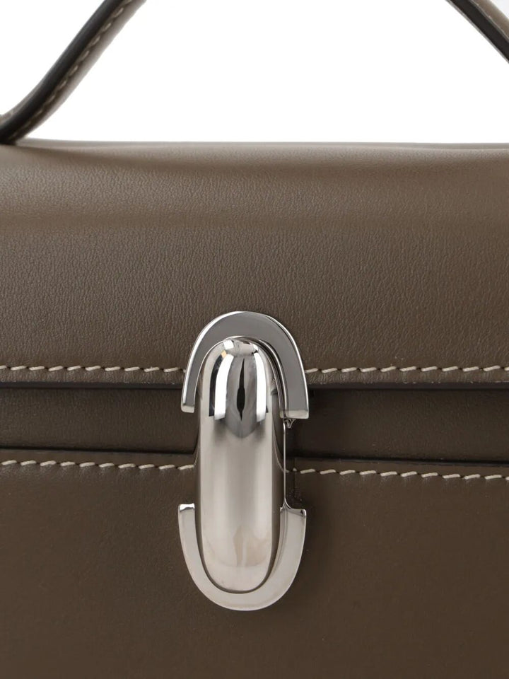 Savette Women "Symmetry Pochette" In Smooth Calf Leather