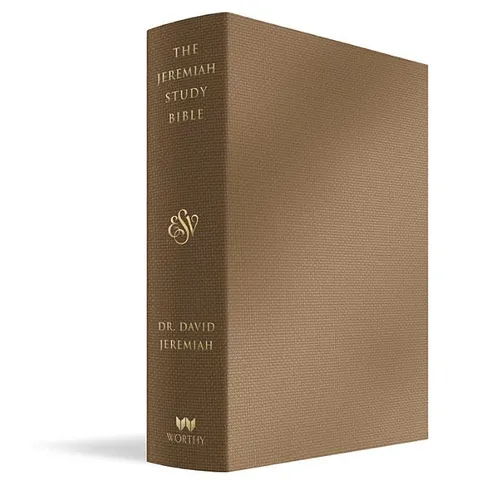 The Jeremiah Study Bible, Esv, Bronze Leatherluxe(r): What It Says. What It Means. What It Means for You. - Leather