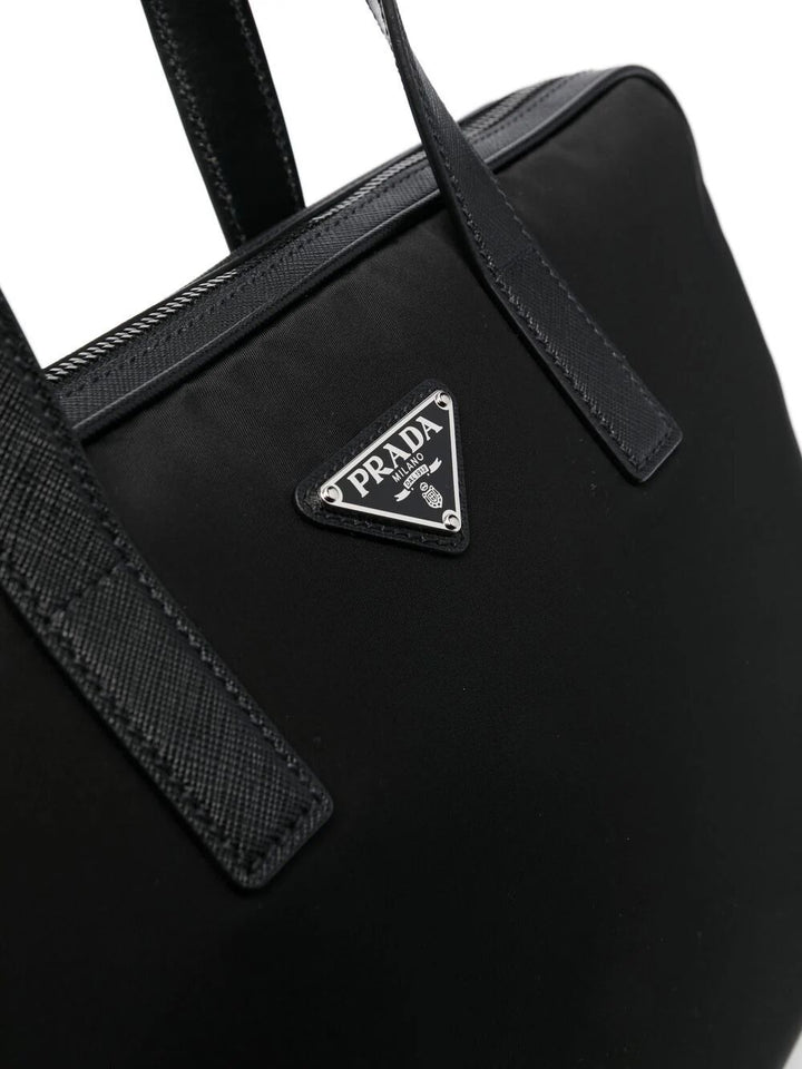 Prada Men Cartella Re-Nylon E Saffiano