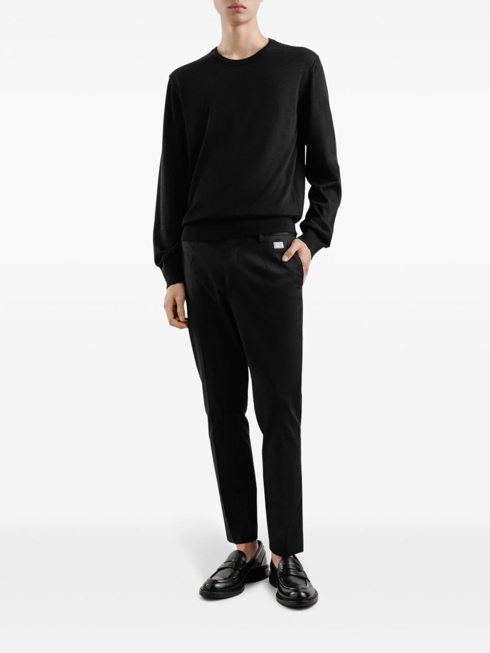 Dolce &amp; Gabbana Men Tailored Cotton Trousers