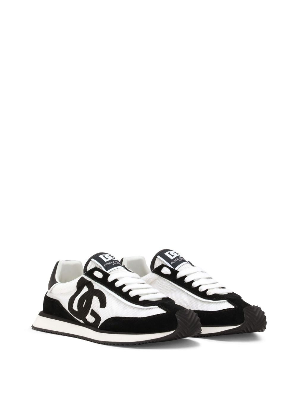 Dolce &amp; Gabbana Men Suede And Mesh Dg Cushion Sneakers