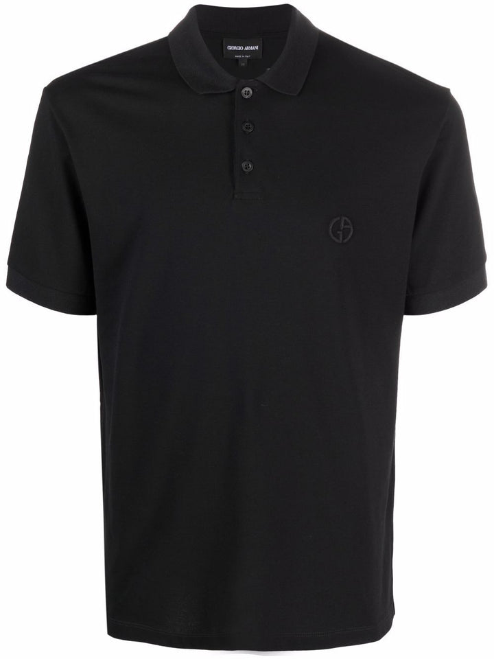 Giorgio Armani Men Stretch Cotton Piqué Polo Shirt