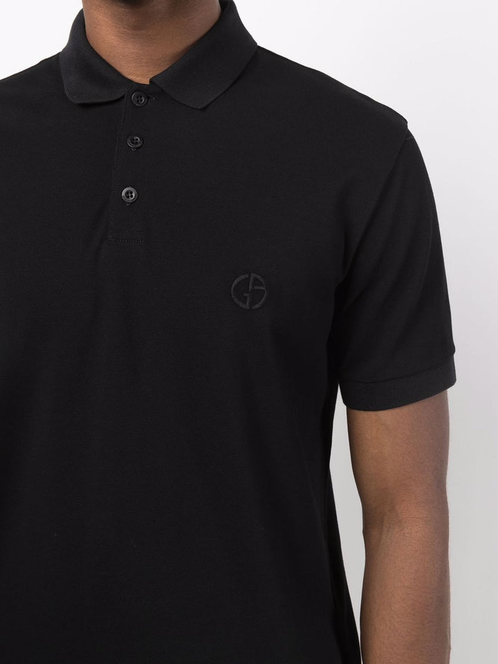 Giorgio Armani Men Stretch Cotton Piqué Polo Shirt