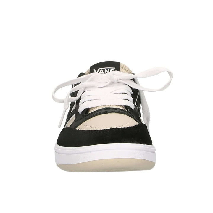 Vans black, charcoal low top leather unisex Sneakers