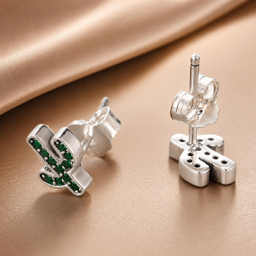 925 Sterling Silver 0.60 Carat Cubic Zirconia Earrings for Women