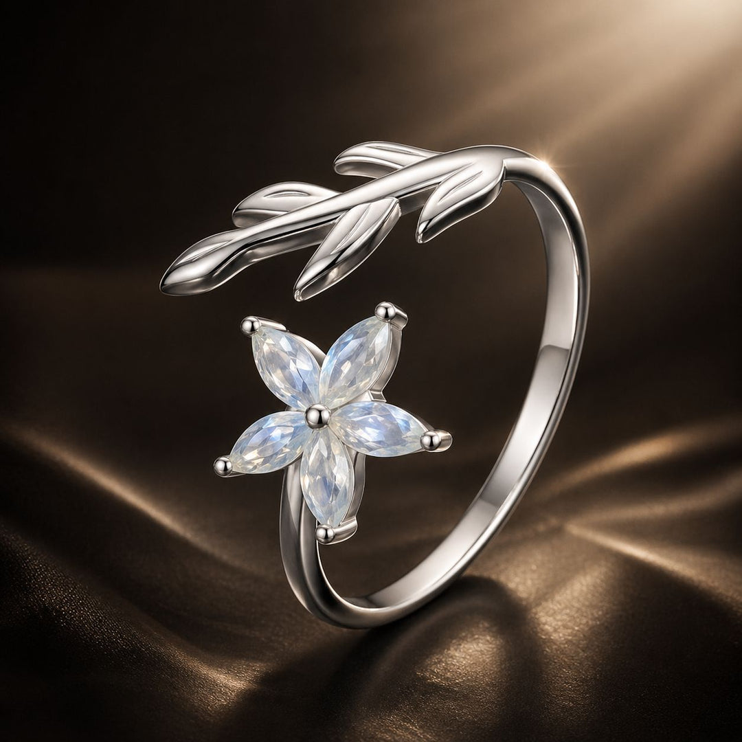 925 Sterling Silver &amp; Opal Ring for Women