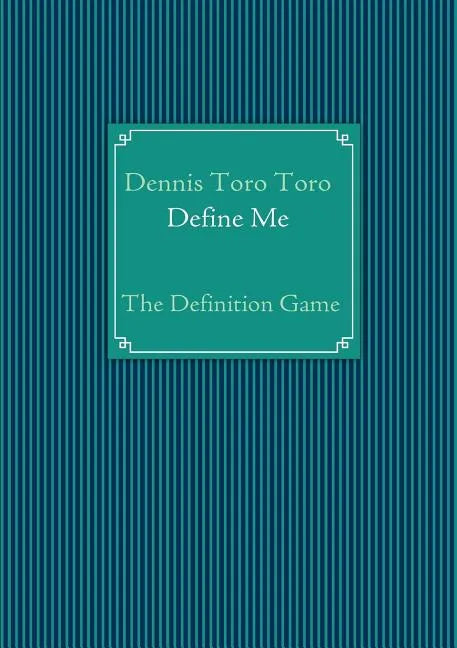 Define Me: the Definition Game - Paperback