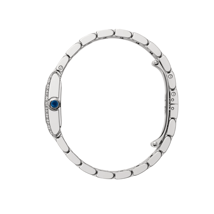 Cartier Tank Française Watch, Small Model, Quartz Movement, Steel, Diamonds