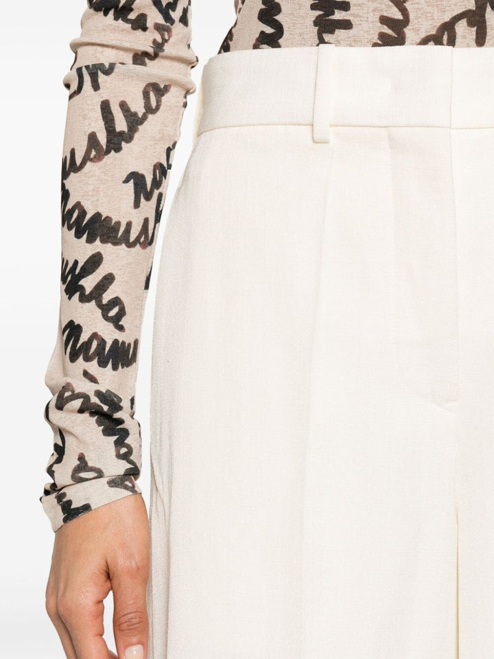Jil Sander Women 61 Aw 32 Wide Leg Tailored Trousers