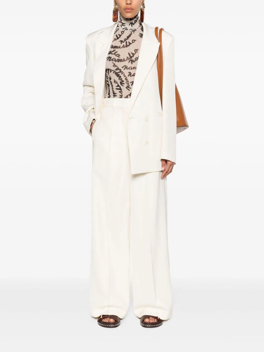 Jil Sander Women 61 Aw 32 Wide Leg Tailored Trousers