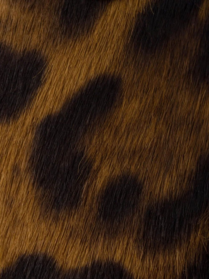 Prada Women Animalier Printed Leather Loafers