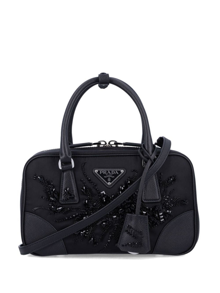 Prada Women Re-Edition 1978 Embellished Two-Handle Bag