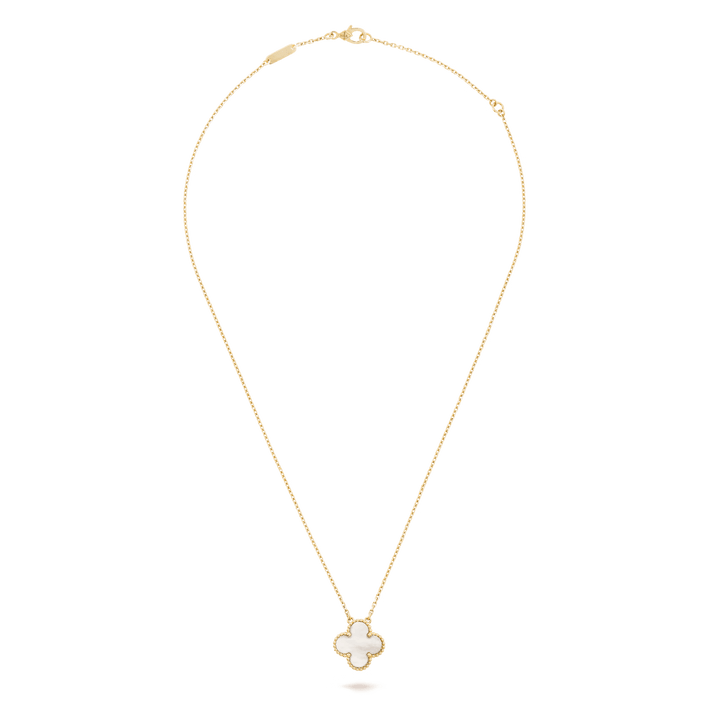 Van Cleef & Arpels Vintage Alhambra pendant 18K yellow gold, Mother-of-pearl fine jewelry
