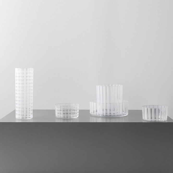 Cut In Number Checkered Bowl Small