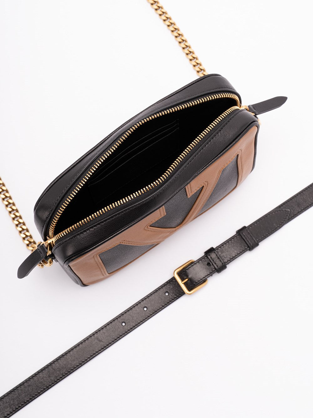 Valentino Garavani Men `Viva Superstar` Leather Camera Case