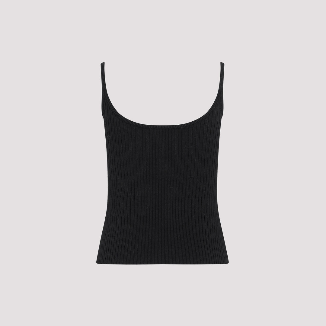 Courreges Rib Knit Tank Top Women