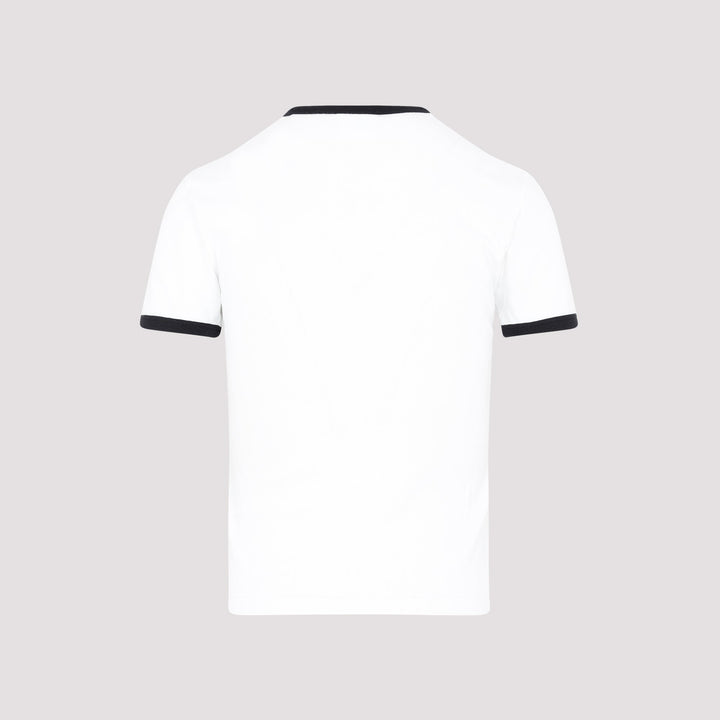 Courreges Bumpy Contrast T-Shirt Reedition Women