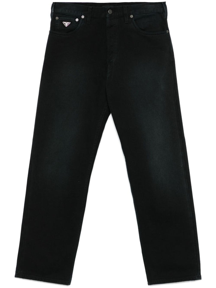 Prada Men Straight Leg Tapered Jeans
