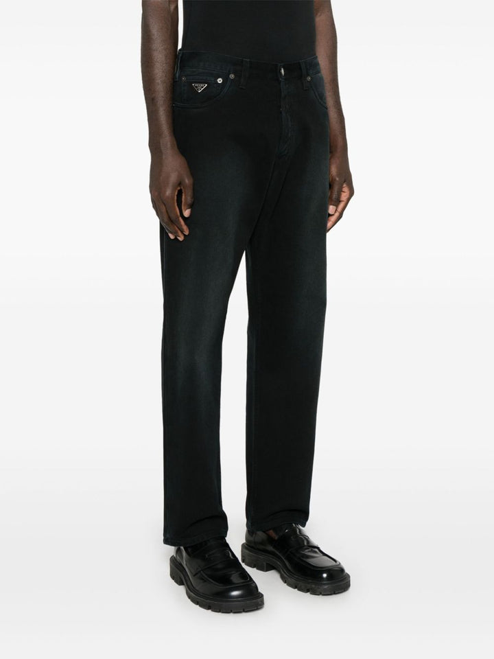 Prada Men Straight Leg Tapered Jeans
