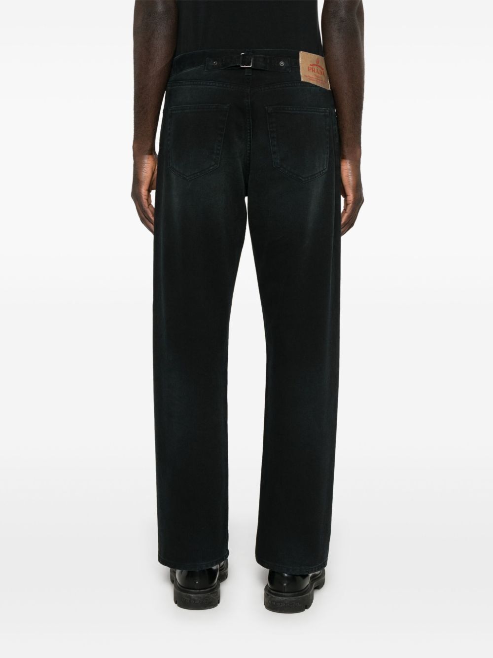 Prada Men Straight Leg Tapered Jeans